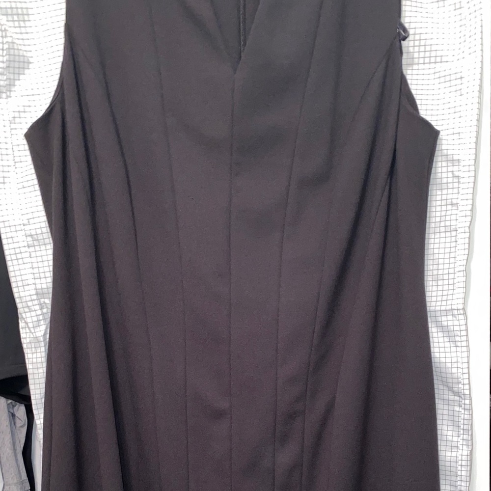 Black Calvin Klein sheath dress